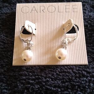 Carolee Pearl Drop Earrings